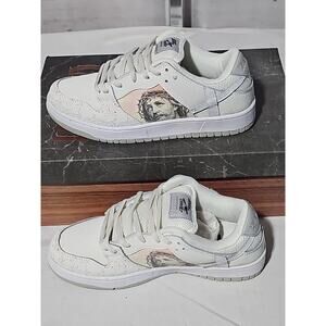 KITO Passion of Christ Low Sneakers - Size 7.5 | LE Christian Art Shoes